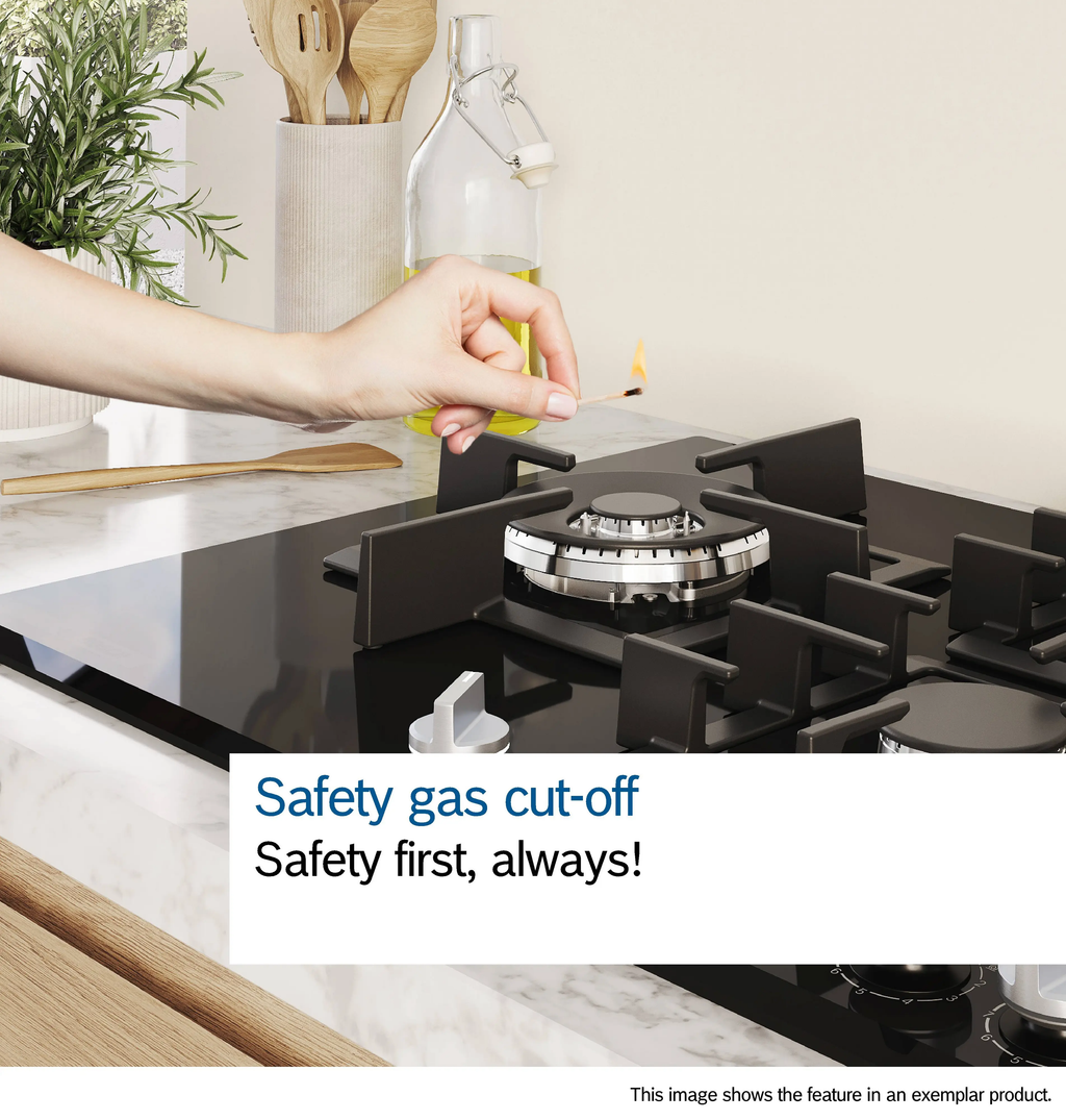 Bosch Series 6 PCS7A5I90 75cm Gas Hob Stainless Steel