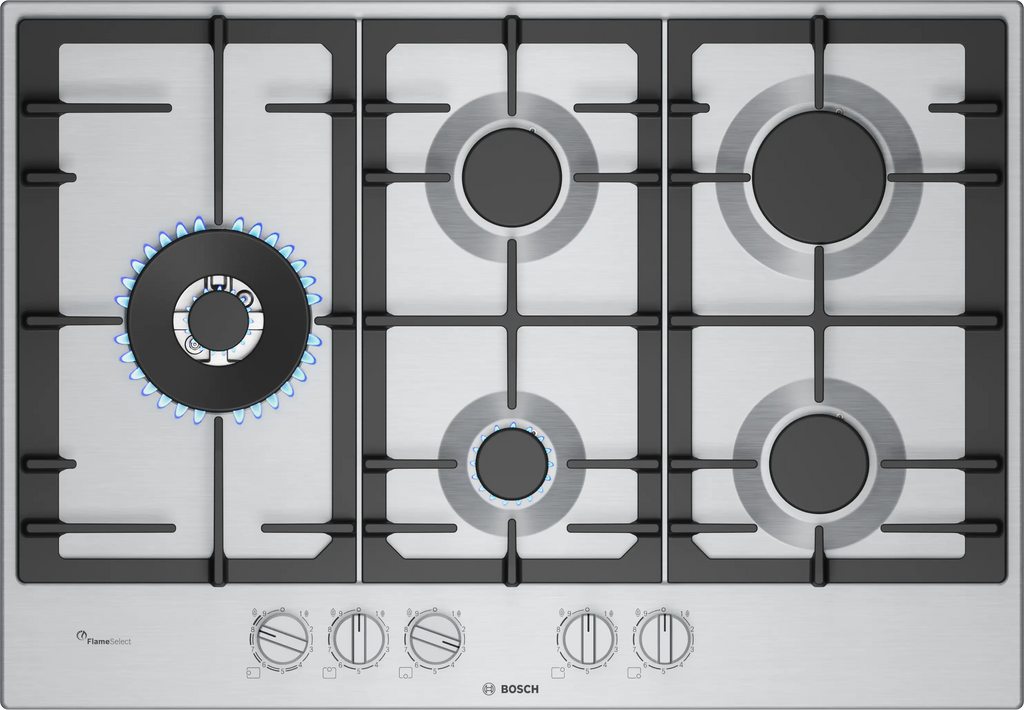 Bosch Series 6 PCS7A5I90 75cm Gas Hob Stainless Steel