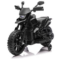 Garvee 6V Kids Electric Motorcycle with Training Wheels, Adjustable Speed 2-5 MPH, Durable Battery-Powered Ride-On Bike, Headlight & Music, Safe for Toddlers Outdoor Play