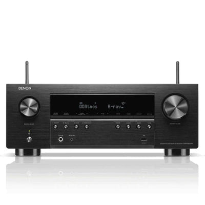 Denon AVRS970H AV Receiver With Wharfedale DX3 HCP 5.1 Speaker Package Walnut