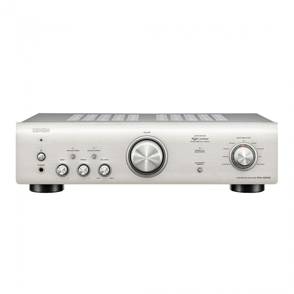 Denon PMA-600NE 2ch 70W Integrated Amplifier Silver with Klipsch R-60M Bookshelf Speakers Pair HiFi Package