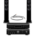 Denon PMA-600NE Amp & DCD-600NE CD Player with Wharfedale Diamond 12.3 Floorstanding Speakers Hi-Fi Bundle Black