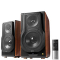 Edifier S3000MKII Premium Hi-Res Active Bluetooth Bookshelf Speakers Brown
