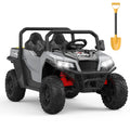 Garvee Ride - P Series: 24V Ride On Dump Truck for Big Kids, 4x4 Electric Car with Remote Control, Shovel, Bluetooth & Music, 24v Ride On Toys, Truck Car, Kids Electric Ride