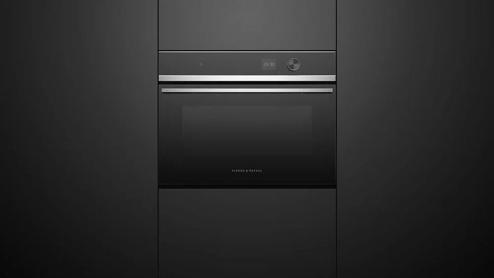 Fisher and Paykel OM60NDLX1 Series 7 Contemporary Compact Combi-Microwave Built-In Oven Stainless Steel