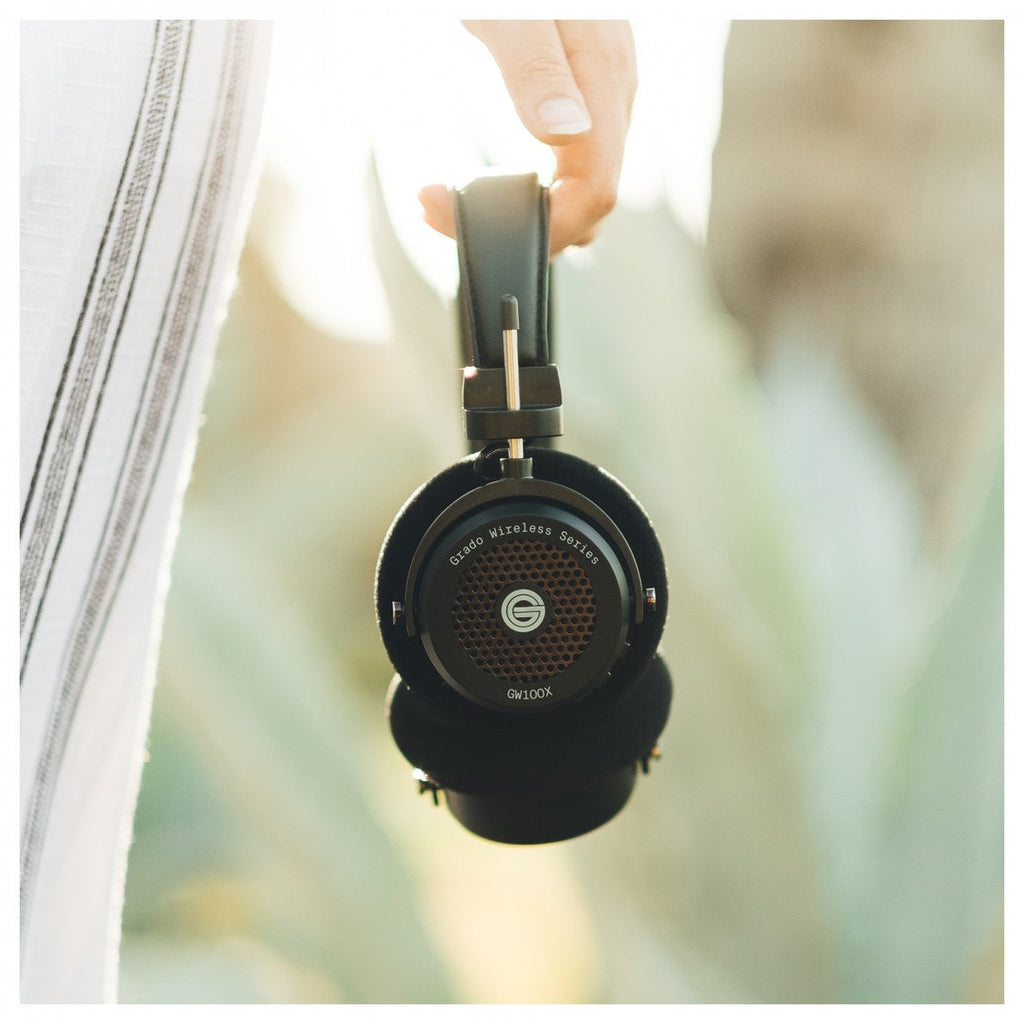 Grado GW100X Bluetooth Open-Back Wireless On-Ear Headphones Black