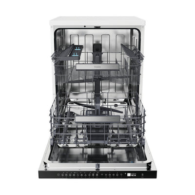 Haier XF 5C7M0W-80 I-Pro Shine Series 3 Freestanding Dishwasher 15 Place Settings White