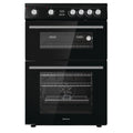 Hisense HDE3211BBUK 60cm Double Oven Electric Cooker with Ceramic Hob Black - A+ Rated