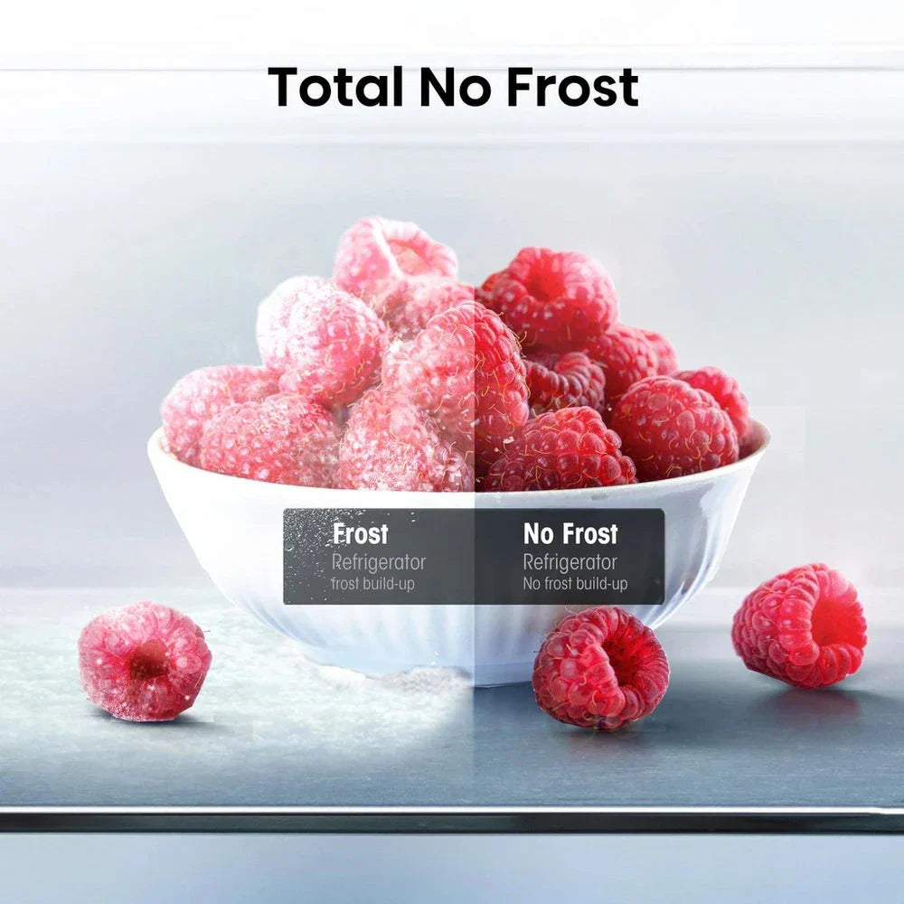 Hisense RS840N4WFE Freestanding Frost Free American Fridge Freezer Black Stainless Steel
