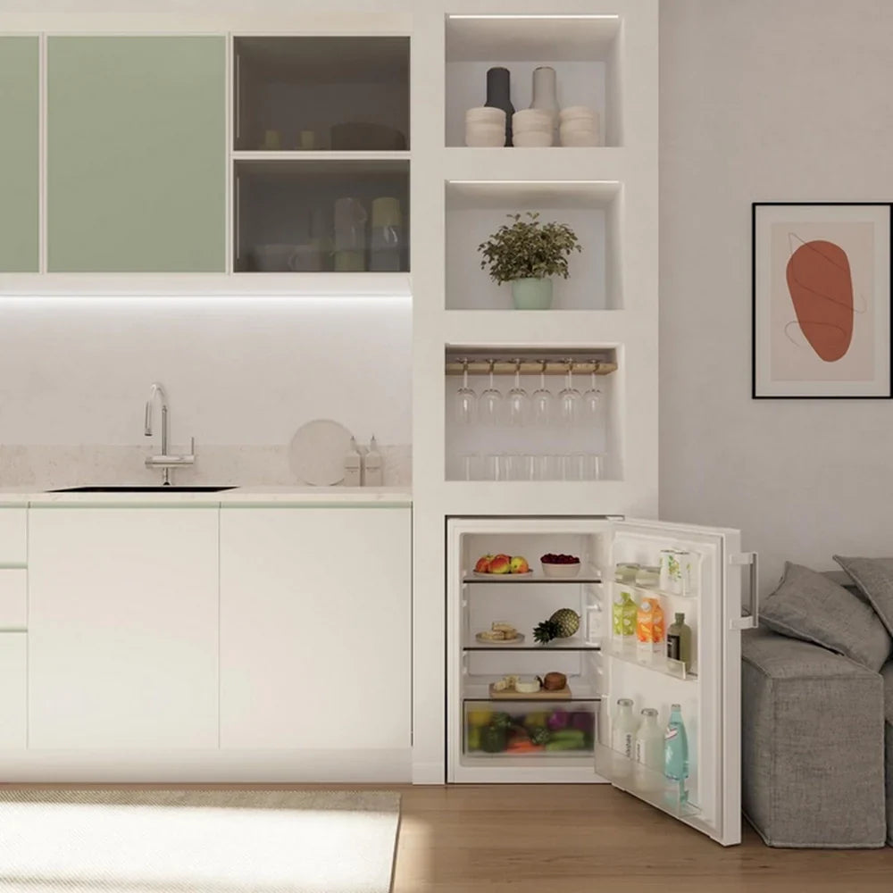 Hoover HONLQ2S58EWHK H-FRIDGE 300 MINI Under Counter Larder Fridge White - E Rated