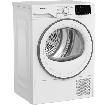 Hotpoint C HSD 82M WW UK 8kg Freestanding Heat Pump Tumble Dryer with PetHairCare White CHSD82MWWUK