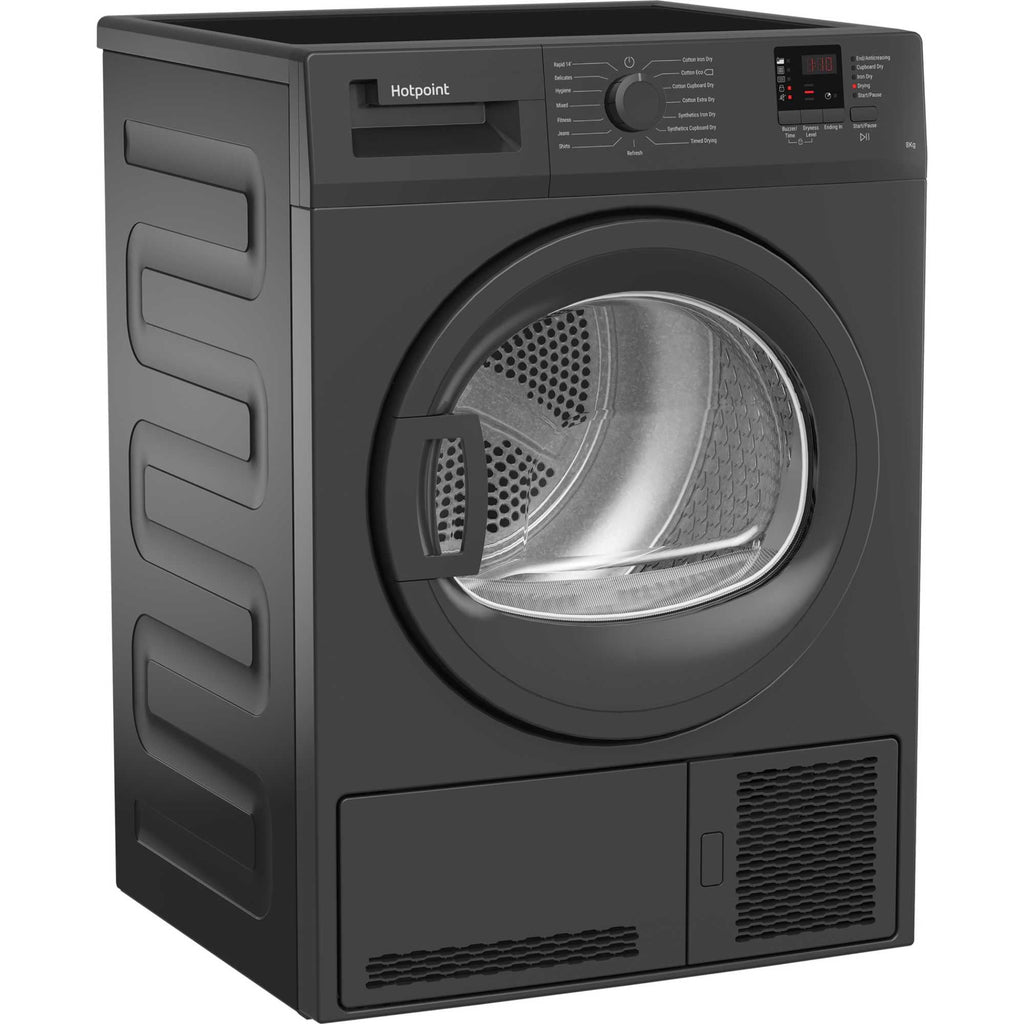 Hotpoint CHDC82GGGDUK 8kg Condenser Tumble Dryer With SensorDry Graphite