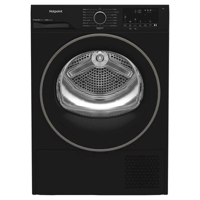 Hotpoint CHSD82MBBUK 8kg Heat Pump Tumble Dryer with Pet Hair Care Black