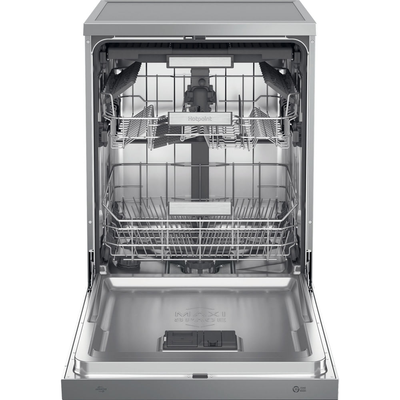 Hotpoint H7F HS51 X UK Freestanding Full Size Dishwasher 15 Place Settings with Maxi Space Inox H7FHS51X