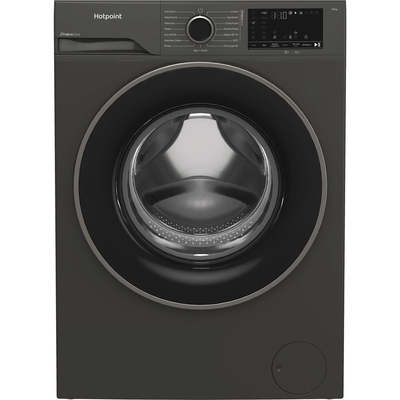 Hotpoint HB 103G CARE UK Freestanding 10kg 1400rpm Washing Machine with PetHairCare Grey HB103GCAREUK