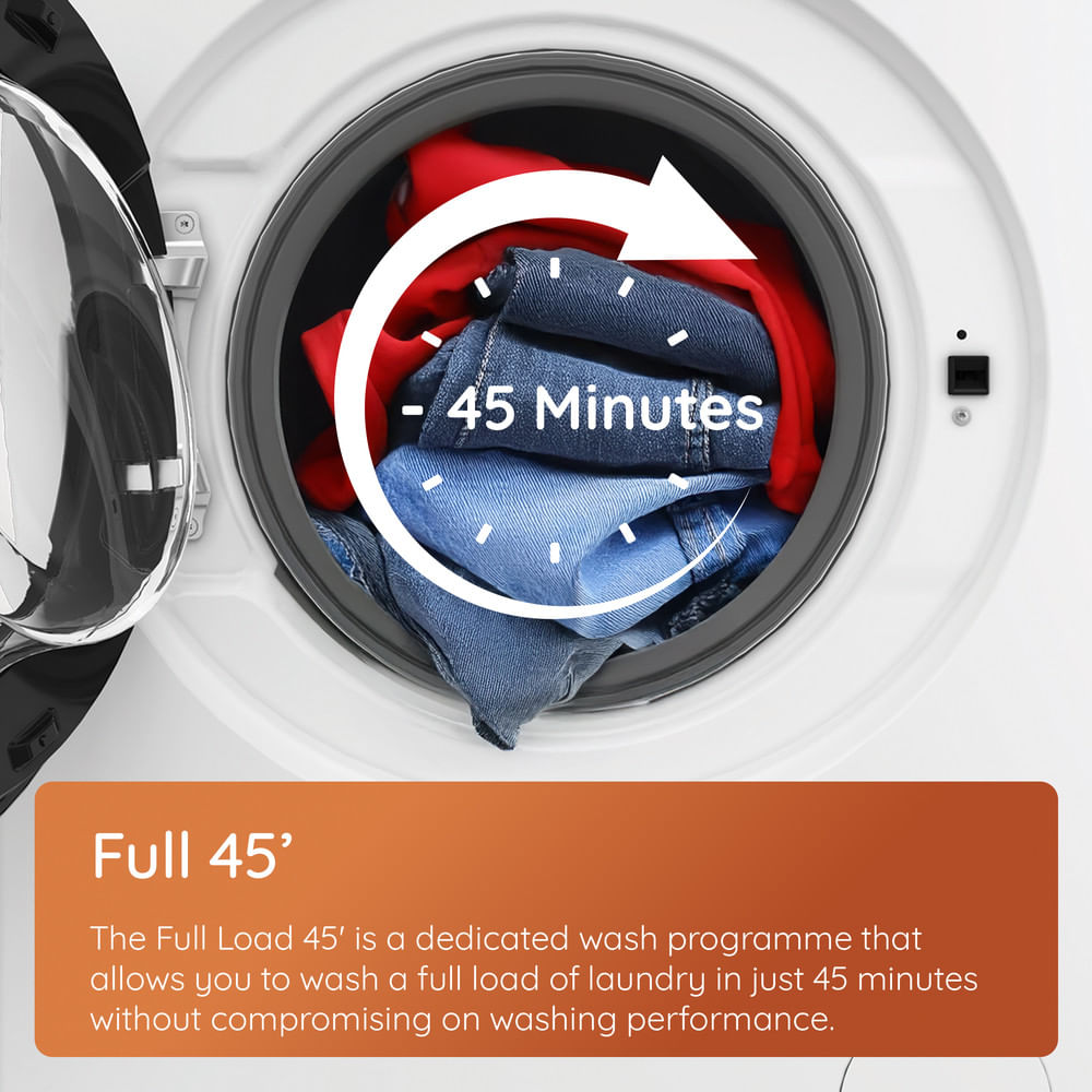 Hotpoint HB 93G CARE UK Freestanding 9kg 1400rpm Washing Machine with PetHairCare Grey HB93GCAREUK