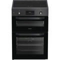 Hotpoint HDE6IDC2SA 60cm Electric Double Cooker With Induction Hob Anthracite