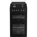Hotpoint HDG5GCB 50cm Gas Double Cooker Black