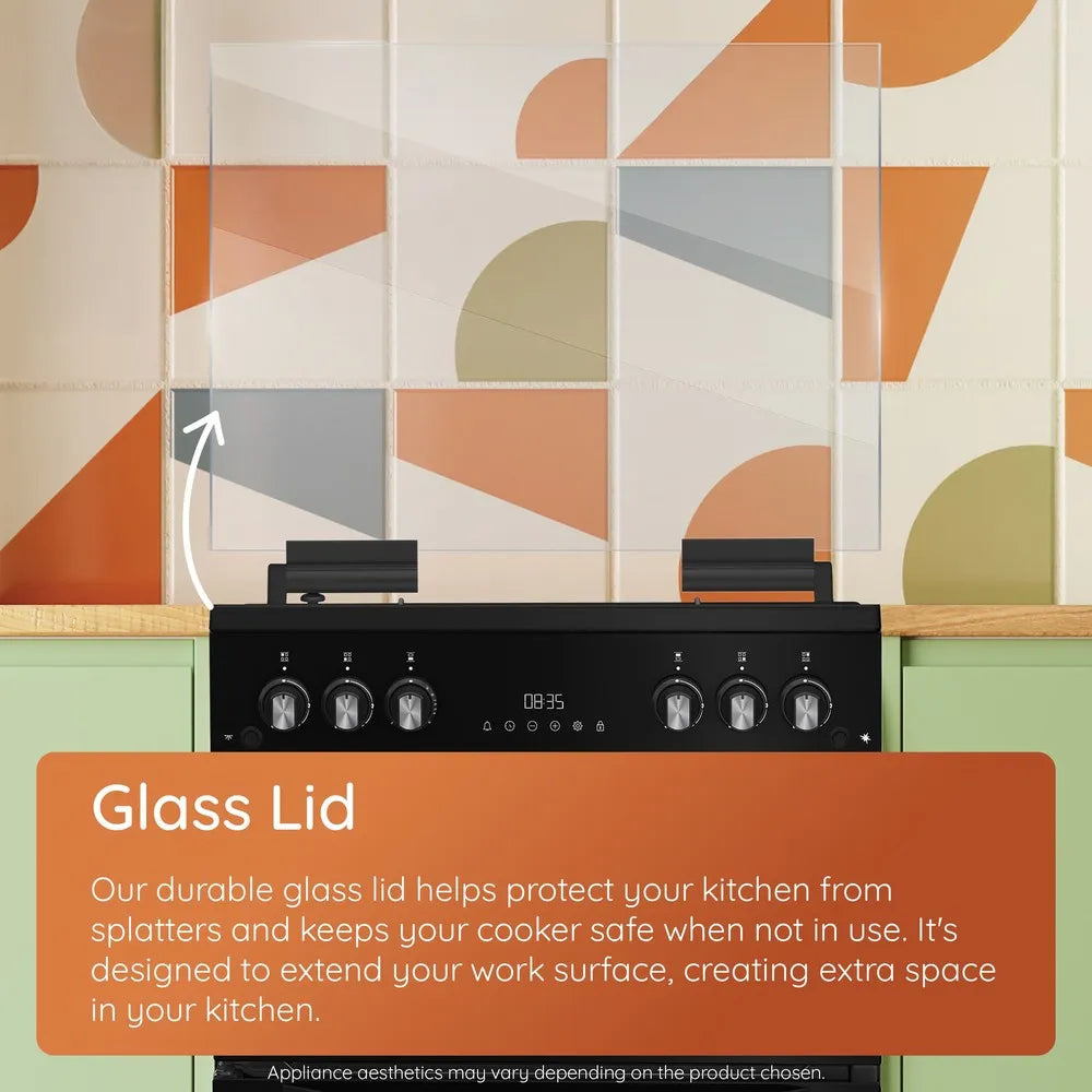 Hotpoint HDG5GCX 50cm Gas Double Cooker Stainless Steel