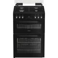 Hotpoint HDG6GDCB1 60cm Gas Double Cooker with Glass Lid Black