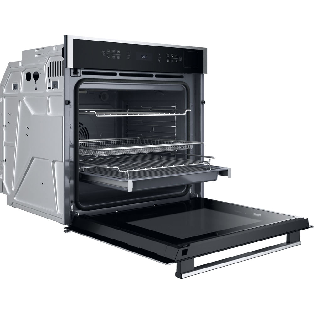 Hotpoint HOI6A8PT1SXUK Class 6 Built-In Electric Single Oven With Pyrolytic Cleaning Stainless Steel