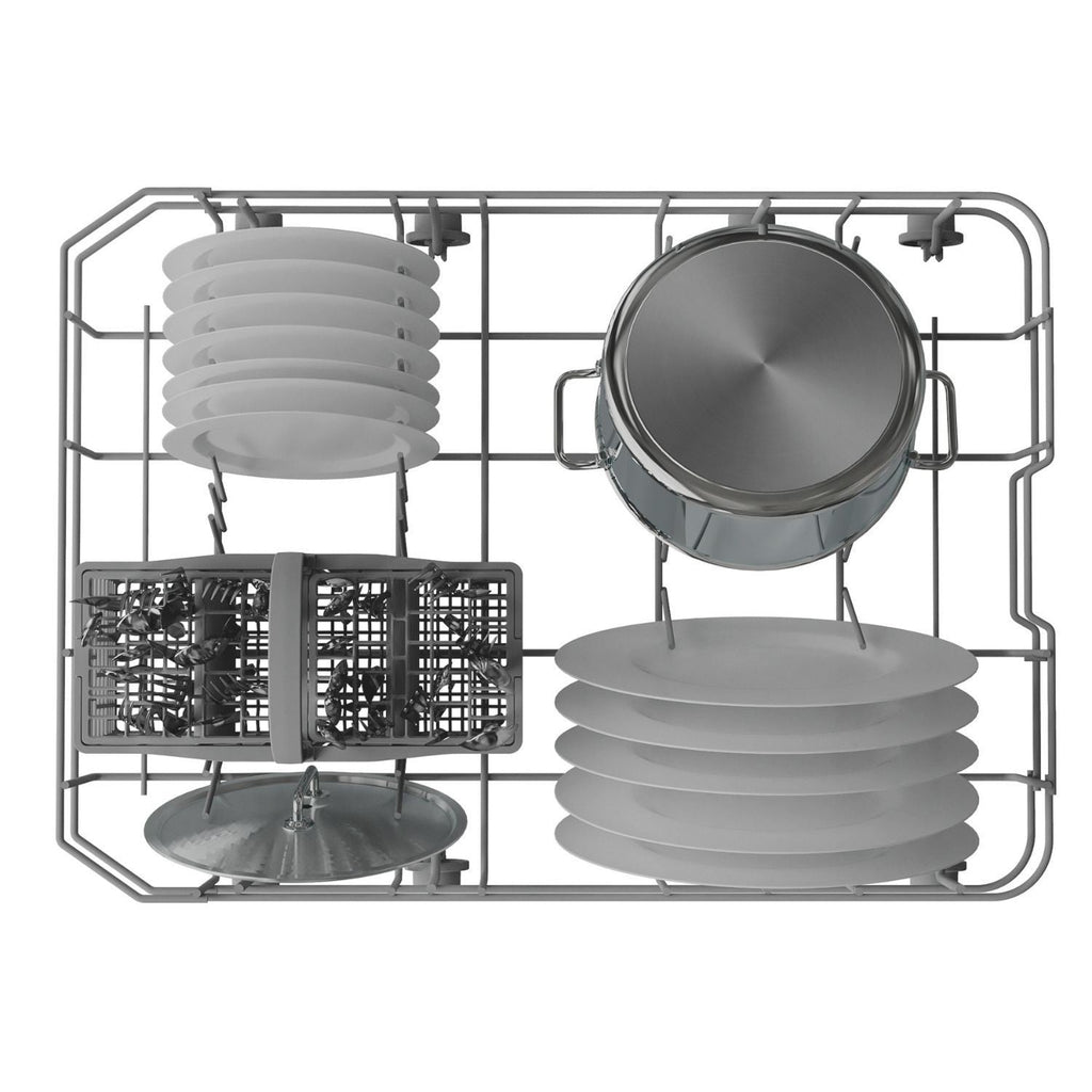 Hotpoint HP2FE10CS90SUK Freestanding Slimline Dishwasher 10 Place Setting Silver