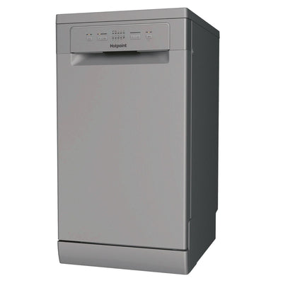 Hotpoint HP2FE10CS90SUK Freestanding Slimline Dishwasher 10 Place Setting Silver