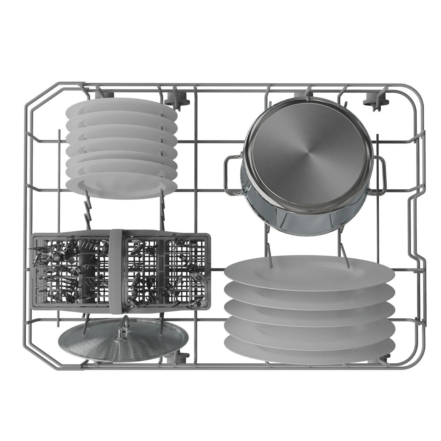 Hotpoint HP2FE10CS90WUK Freestanding Slimline Dishwasher 10 Place Setting White