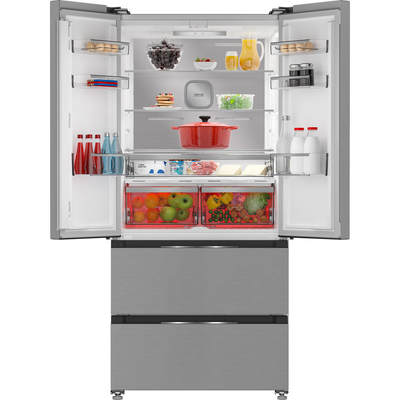 Hotpoint HPG2 6513 XBR4UK Dual No Frost American Fridge Freezer with VitalCare Dark Inox HPG26513XBR4UK