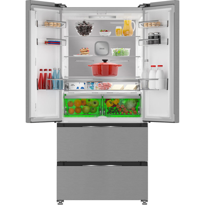Hotpoint HPG2 6513 XBR4UK Dual No Frost American Fridge Freezer with VitalCare Dark Inox HPG26513XBR4UK