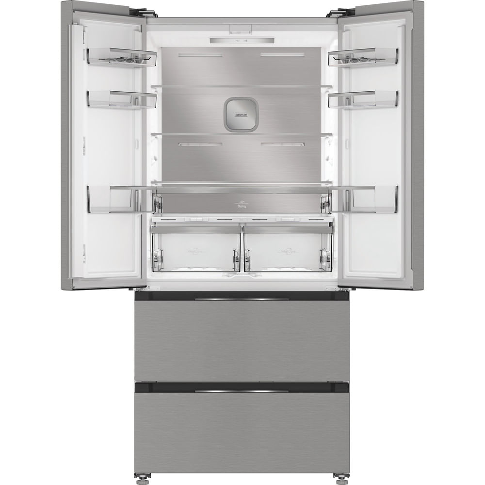 Hotpoint HPG2 6513 XBR4UK Dual No Frost American Fridge Freezer with VitalCare Dark Inox HPG26513XBR4UK