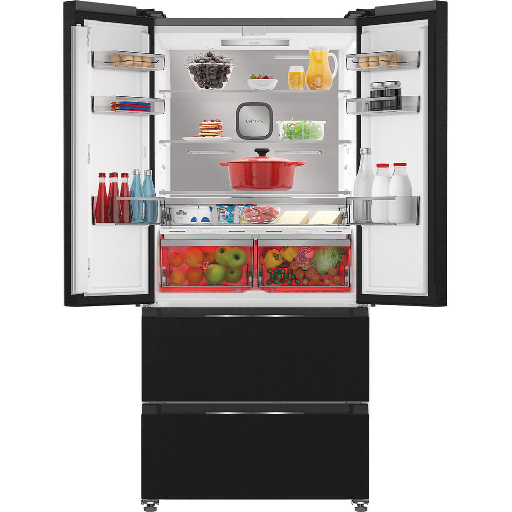 Hotpoint HPG2 6513 XK5E Dual No Frost 510L American Fridge Freezer with VitalCare Inox HPG26513XK5E