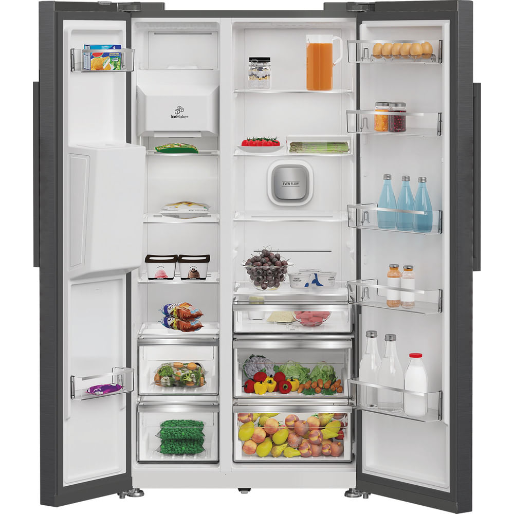 Hotpoint HPG2 6574W XBR5UK Dual No Frost American Fridge Freezer with FreshShield HPG26574WXBR5UK