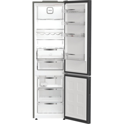 Hotpoint HPK 26403 XBR5UK Dual No Frost 70/30 Fridge Freezer with Even Flow Dark Grey HPK26403XBR5UK