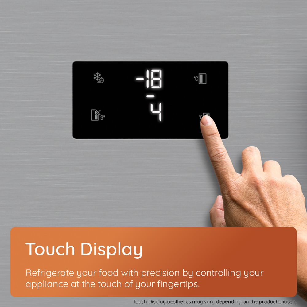 Hotpoint HPKF 6353 XP4UK Freestanding Dual No Frost 50/50 Fridge Freezer Silver HPKF6353XP4UK