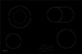 Hotpoint HR724BH 77cm Electric Hob