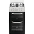 Hotpoint HTG5GCWL 50cm Gas Twin Cooker with Glass Lid White