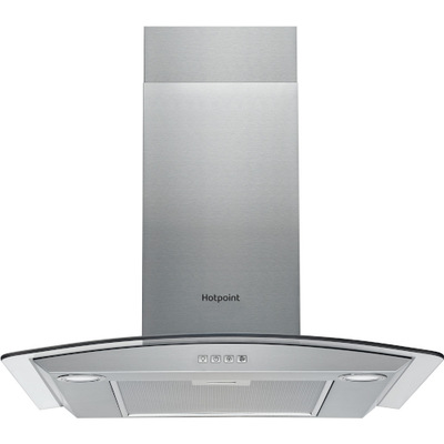 Hotpoint PHGC64FLMX 60cm Chimney Cooker Hood Stainless Steel