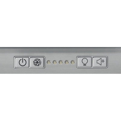 Hotpoint UIF93FLBX 90cm Wide Chimney Island Cooker Hood Stainless Steel