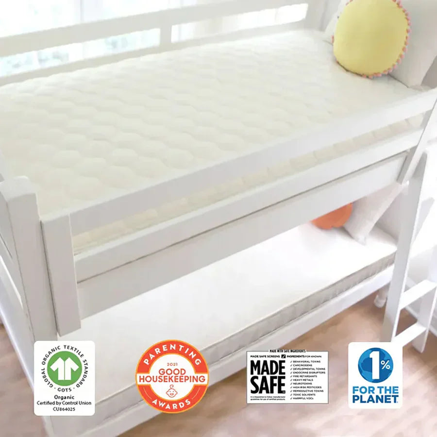 Naturepedic Twin 2 in 1 ULTRA/QUILTED - Quilt/Nat