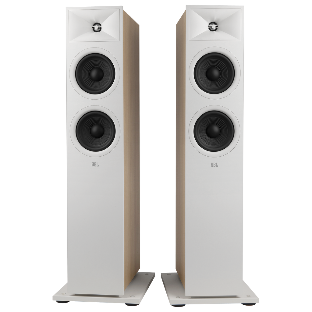 JBL Stage 260F 2.5 Way Dual 6.5 Inch Floorstanding Speakers Pair White