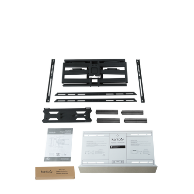 Kanto PDX650 Full Motion TV Wall Mount for 37 to 75 inch TVs Black
