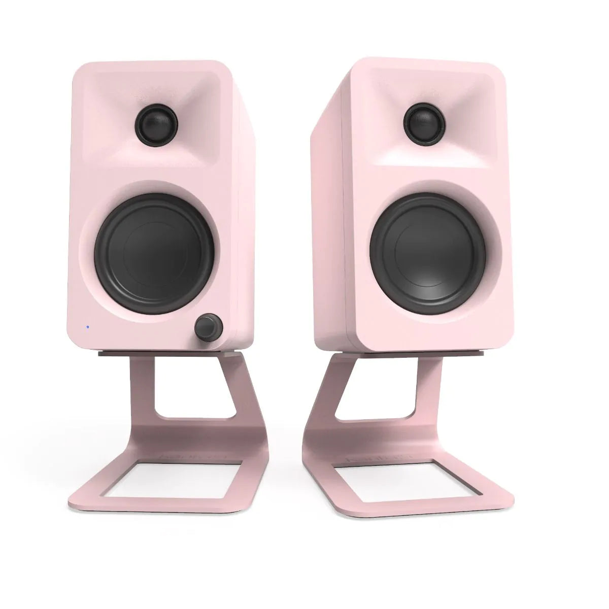 Kanto SE2 Small Elevated Desktop Speaker Stands Pink