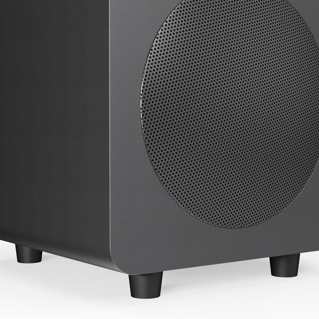 Kanto SUB6 200W 6 Inch Vinyl Subwoofer - Matte Black