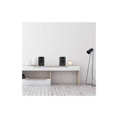 Kanto YU 140W Powered Bookshelf Speakers with Bluetooth Matte Black