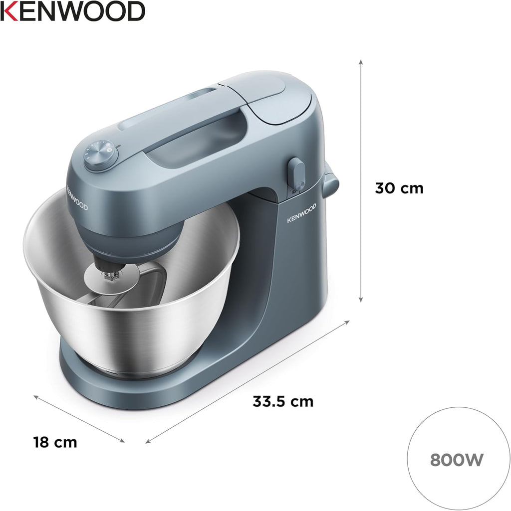 Kenwood KZM35.000GY Go Stand Mixer 4L Bowl 800W - Storm Blue