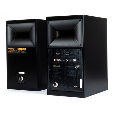 Klipsch The Fives Active Bookshelf Speakers Pair In Black