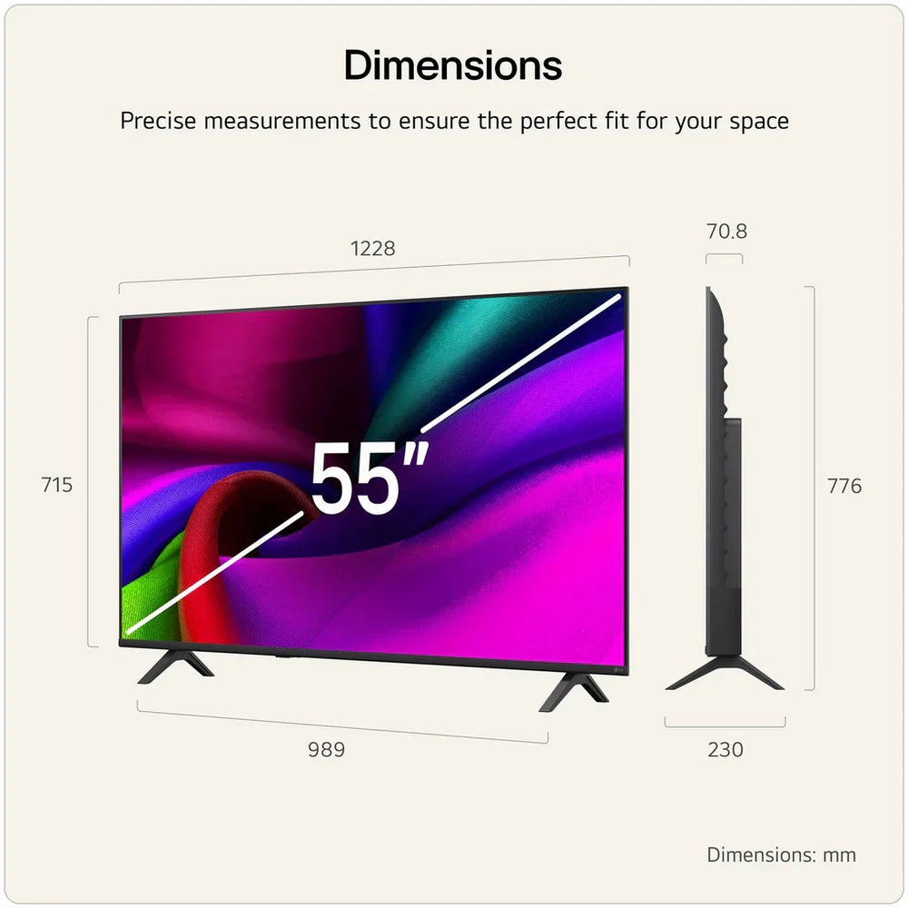 LG 55NU900B6LA 55 Inch NU90 NANO 4K LED Ultra HD HDR Smart AI TV 2026