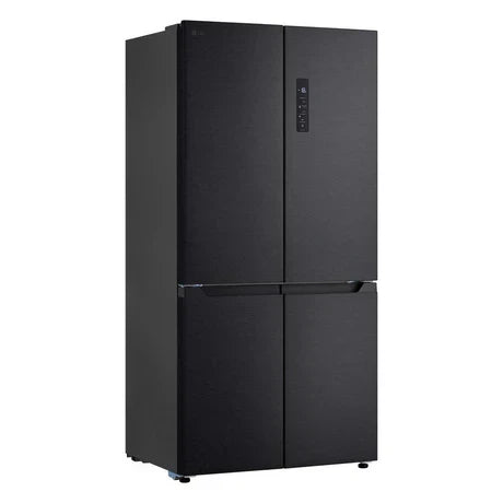 LG GMM42ABBEH 191cm 600L American Style Fridge Freezer in Matte Black - E Rated