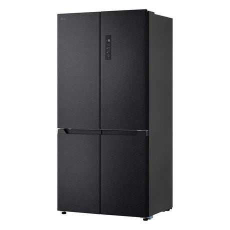 LG GMM42ABBEH 191cm 600L American Style Fridge Freezer in Matte Black - E Rated